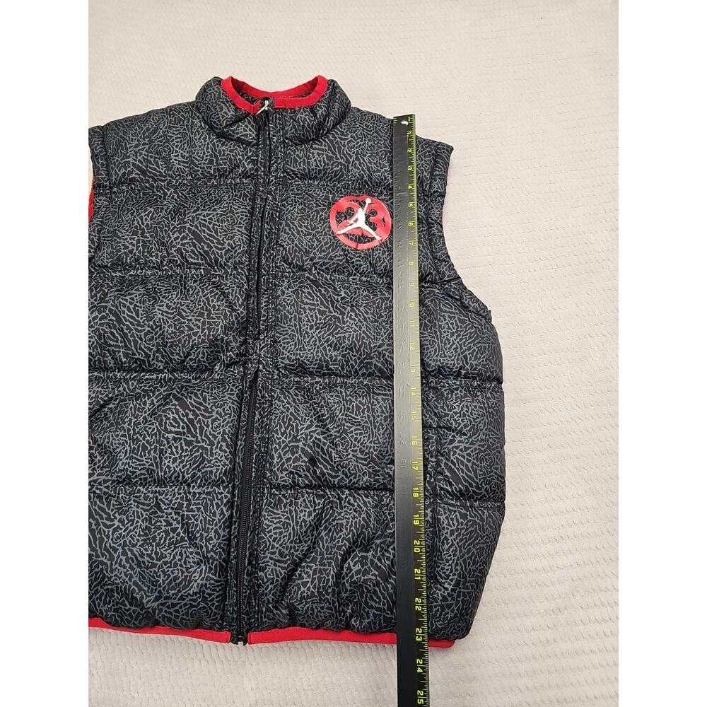 Air Jordan Puffer Vest Mens Medium Full Zip Outterwear - Picture 2 of 7